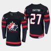 mens canada team barrett hayton 2020 iihf world junior championship black player jersey