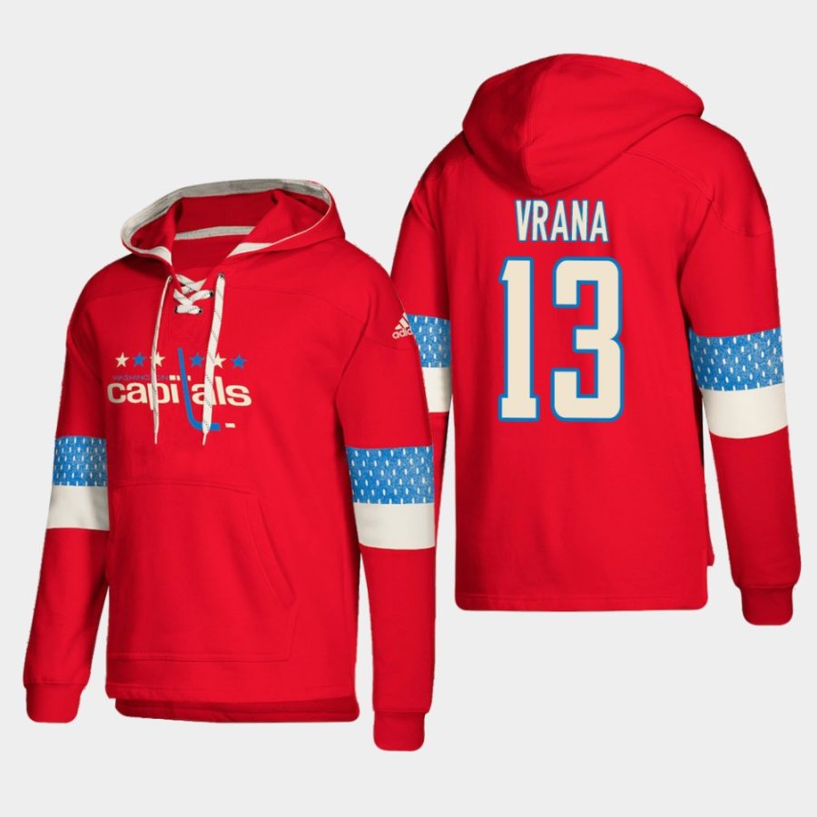 mens capitals jakub vrana red 2018 pullover adidas lace up jersey