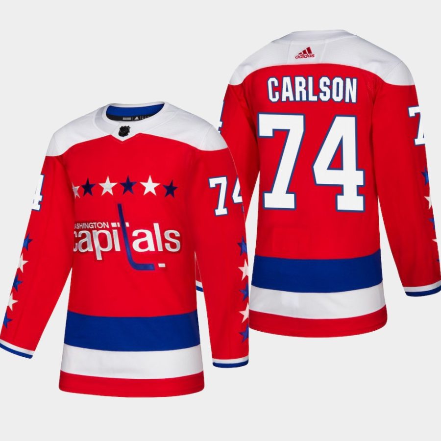 mens capitals john carlson 2018 19 alternate adidas authentic third jerseyred