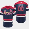 mens cardinals custom 2019 st. louis blues crossover flex base jersey navy