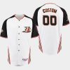 mens custom 2019 anaheim ducks crossover angels flex base jersey white