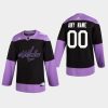 mens custom capitals black hockey fights cancer practice jersey