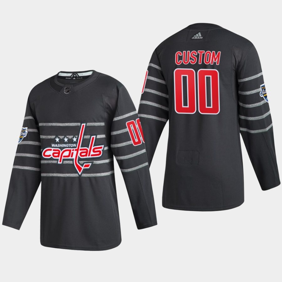 mens custom washington capitals gray 2020 nhl all star game authentic jersey