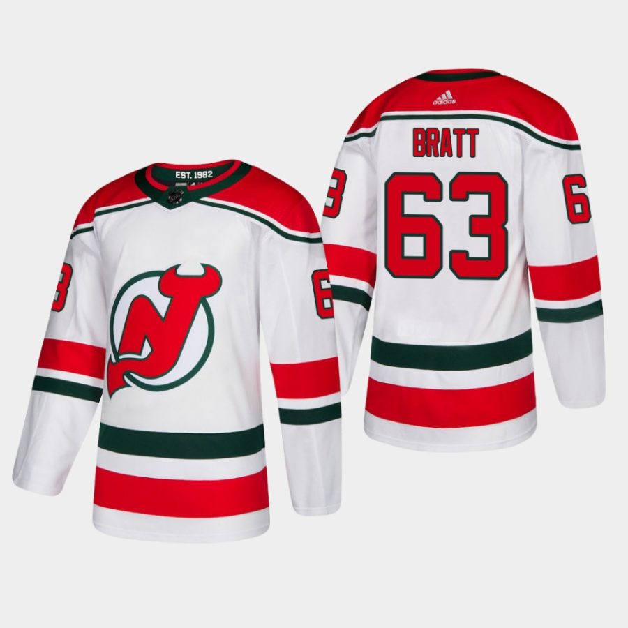 mens devils jesper bratt 2019 alternate authentic player jerseywhite