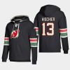 mens devils nico hischier black 2018 pullover lace up jersey