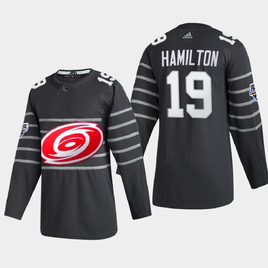 mens dougie hamilton carolina hurricanes gray 2020 nhl all star game authentic jersey