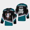 mens ducks john gibson 2018 19 alternate 25th anniversary adidas authentic jerseyblack