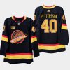 mens elias pettersson canucks black 2019 20 50th anniversary 1989 flying skate jersey