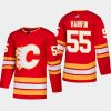 mens flames noah hanifin 2018 19 alternate authentic player jerseyred