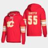 mens flames noah hanifin red 2018 pullover lace up adidas jersey