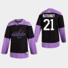 mens garnet hathaway capitals black hockey fights cancer practice jersey