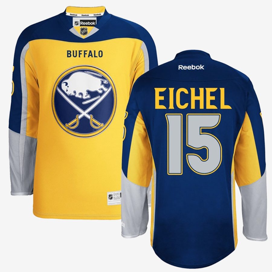 mens gold sabres jack eichel 15premier alternate jersey