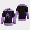 mens golden knights black hockey fights cancer practice jersey