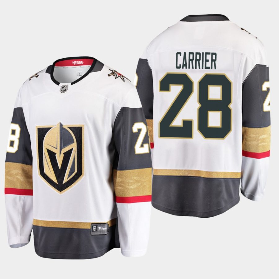 mens golden knights william carrier 2019 away breakaway jerseywhite