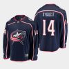 mens gustav nyquist blue jackets navy home breakaway player jersey