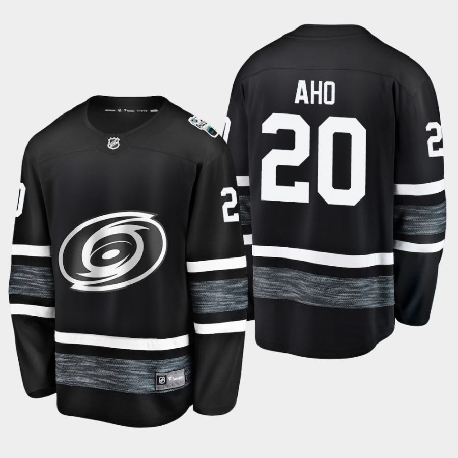 mens hurricanes sebastian aho 2019 nhl all star jersey black