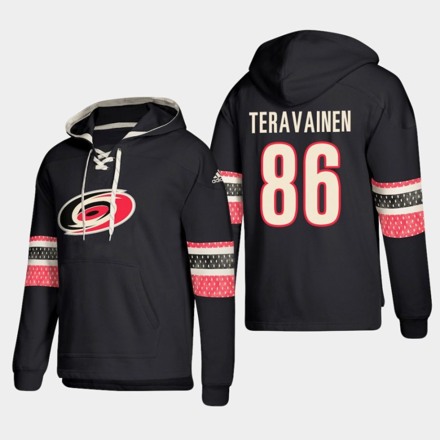 mens hurricanes teuvo teravainen black 2018 pullover lace up adidas jersey