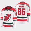 mens jack hughes devils white 2019 2020 alternate breakaway player jersey