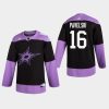 mens joe pavelski stars black hockey fights cancer practice jersey