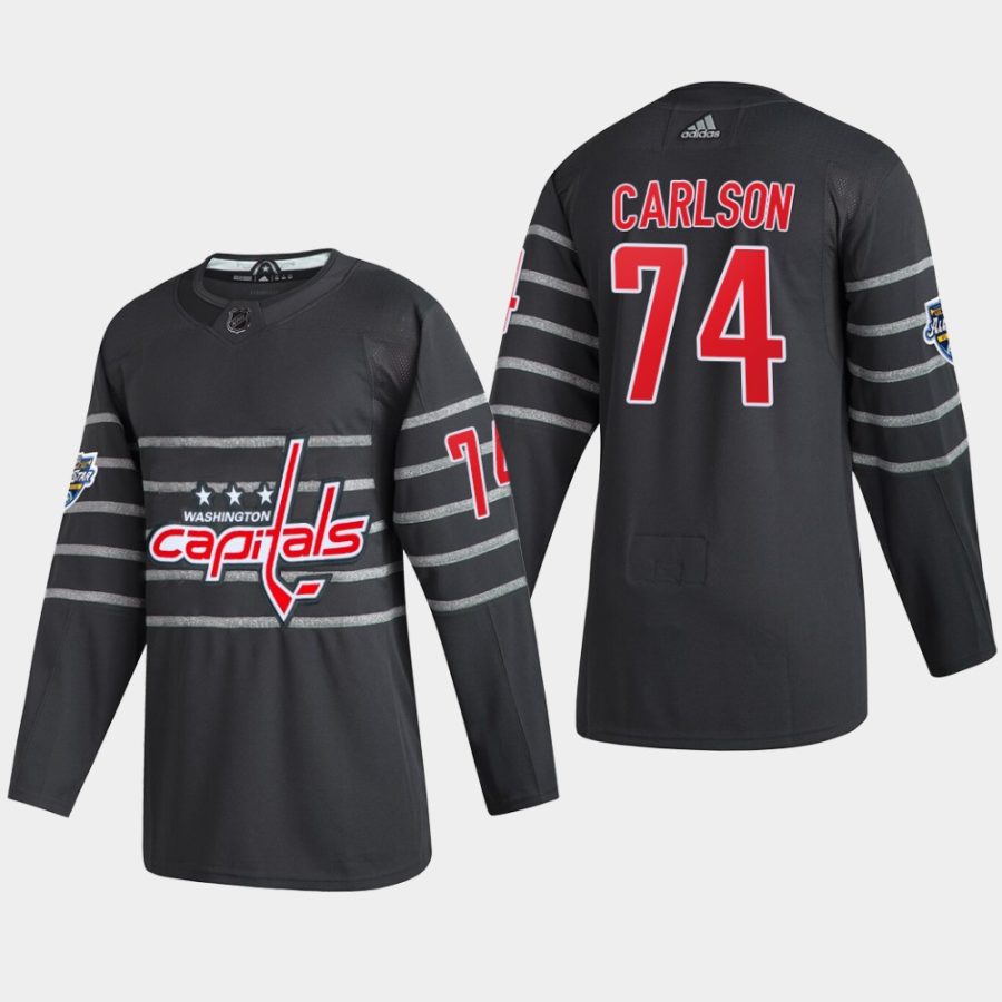 mens john carlson washington capitals gray 2020 nhl all star game authentic jersey