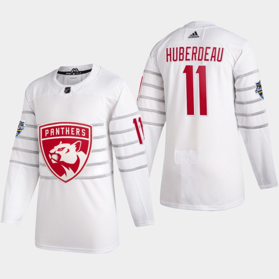 mens jonathan huberdeau florida panthers white 2020 nhl all star game authentic jersey