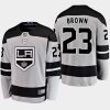 mens kings dustin brown 2019 alternate alternate breakaway jerseygray