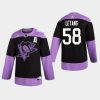 mens kris letang penguins black hockey fights cancer practice jersey