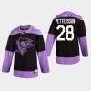 mens marcus pettersson penguins black hockey fights cancer practice jersey