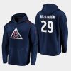 mens nathan mackinnon avalanche navy 2019 20 alternate logo rinkside pullover hoodie