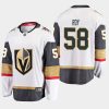 mens nicolas roy golden knights white away breakaway player jersey