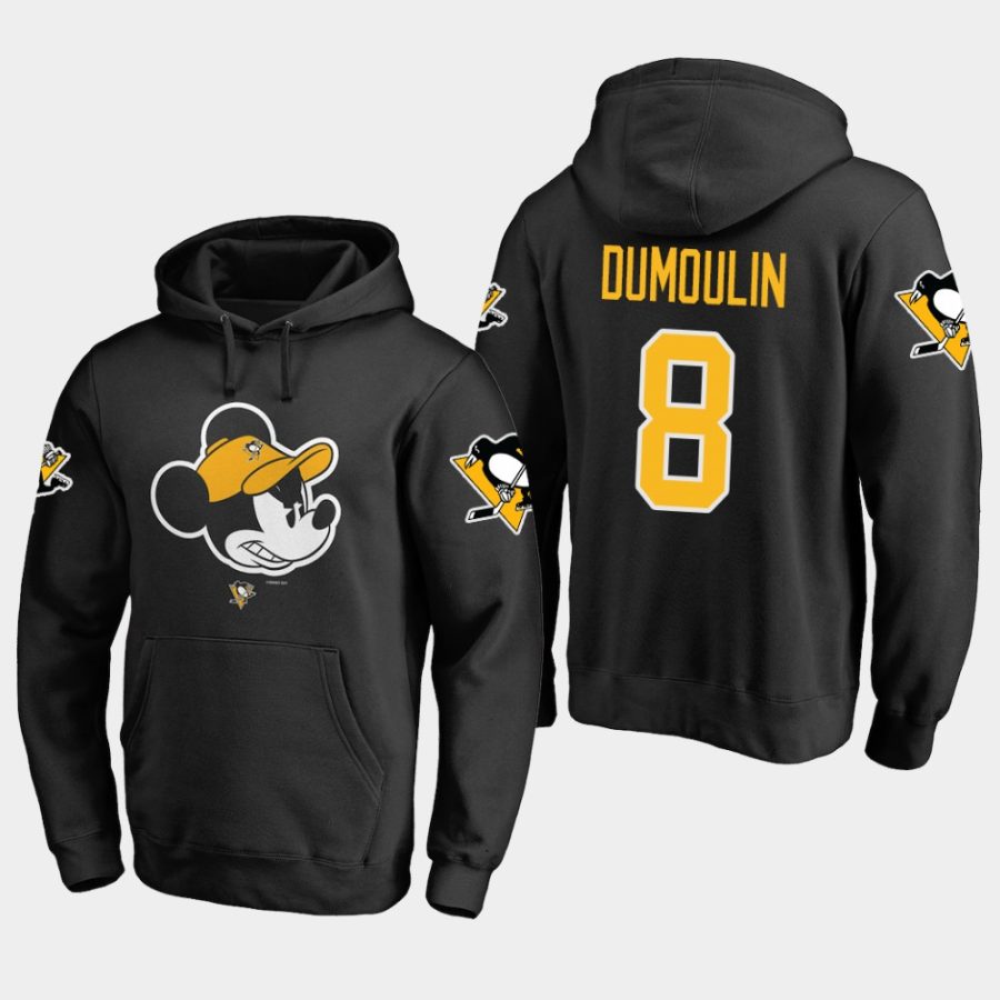 mens penguins brian dumoulin black 2018 pullover disney game face