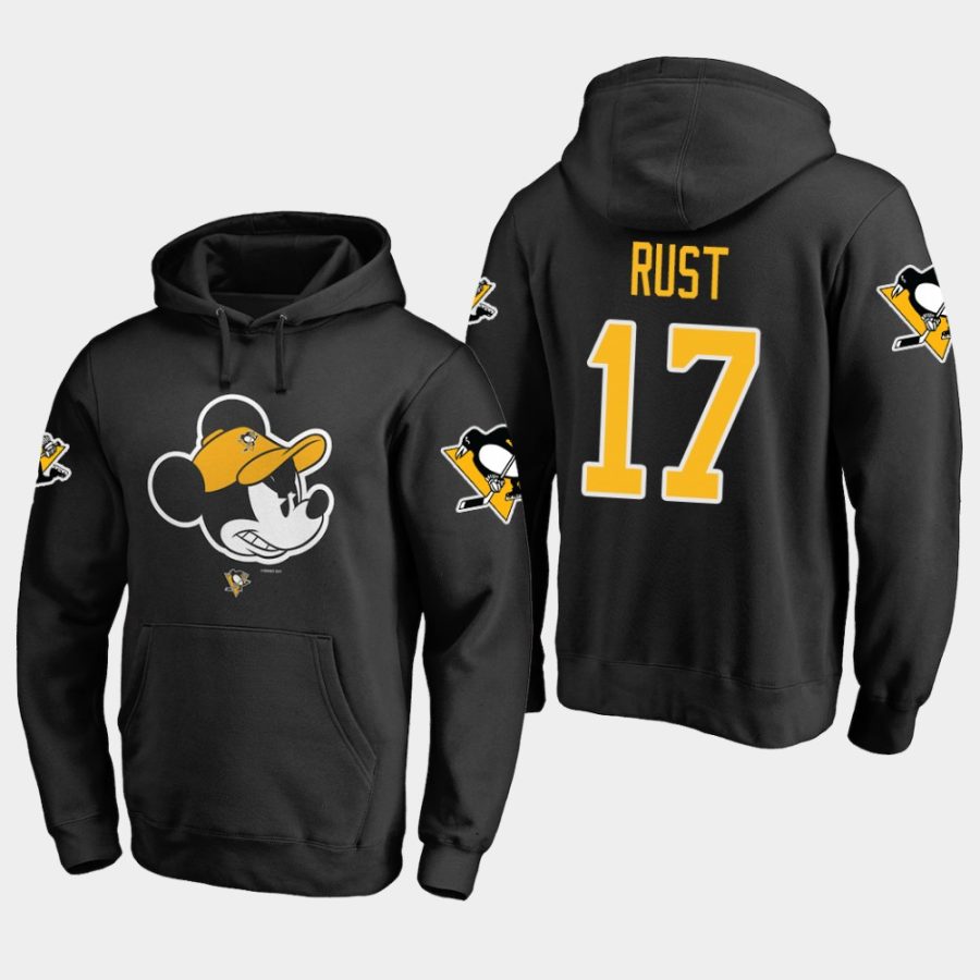 mens penguins bryan rust black 2018 pullover disney game face