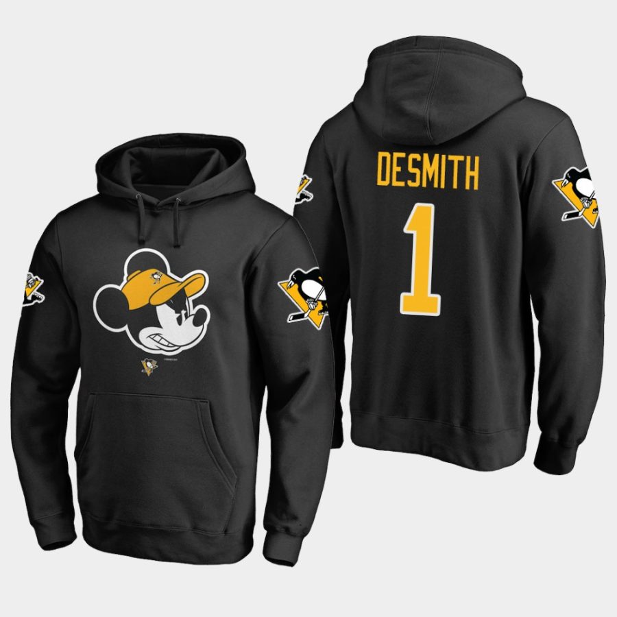 mens penguins casey desmith black 2018 pullover disney game face