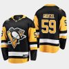 mens penguins jake guentzel 2018 19 home fanatics breakaway stronger than hate jerseyblack