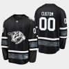 mens predators custom 2019 nhl all star jersey black