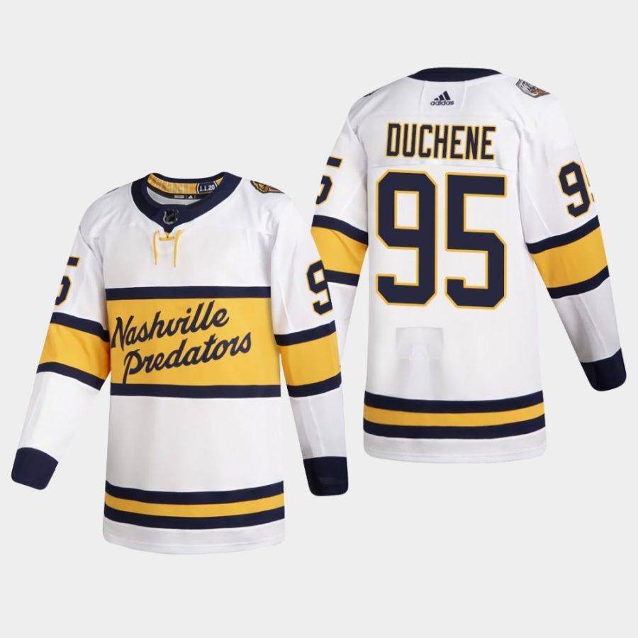 mens predators matt duchene 2020 winter classic authentic jersey white