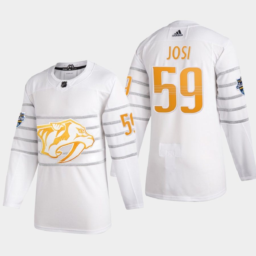 mens roman josi nashville predators white 2020 nhl all star game authentic jersey