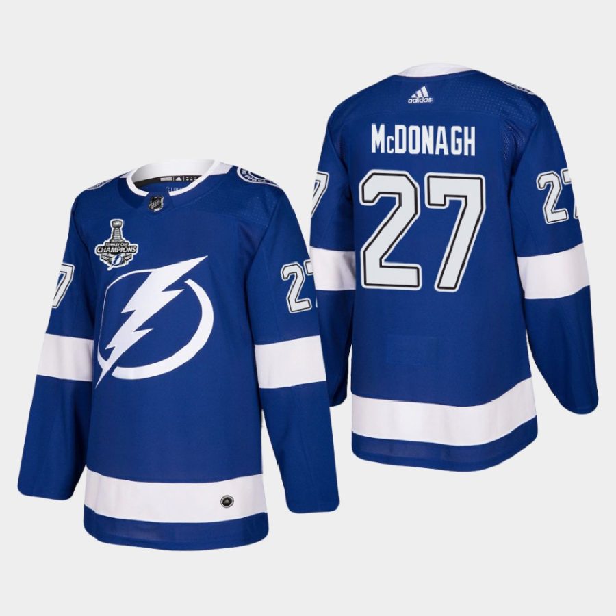 mens ryan mcdonagh lightning blue 2020 stanley cup champions authentic patch jersey