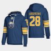 mens sabres zemgus girgensons navy 2018 pullover adidas lace up jersey