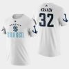 mens seattle kraken 32nd franchise primary logo white t shirt