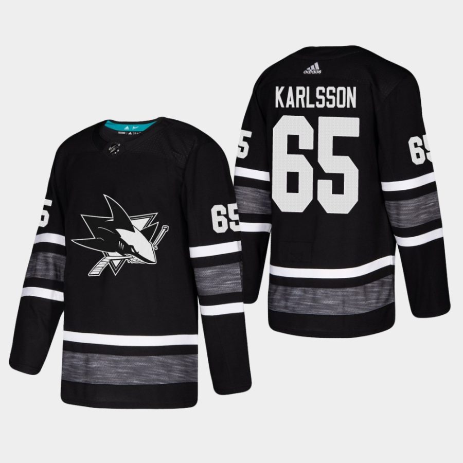 mens sharks erik karlsson 2019 nhl all star game authentic pro parley jersey black