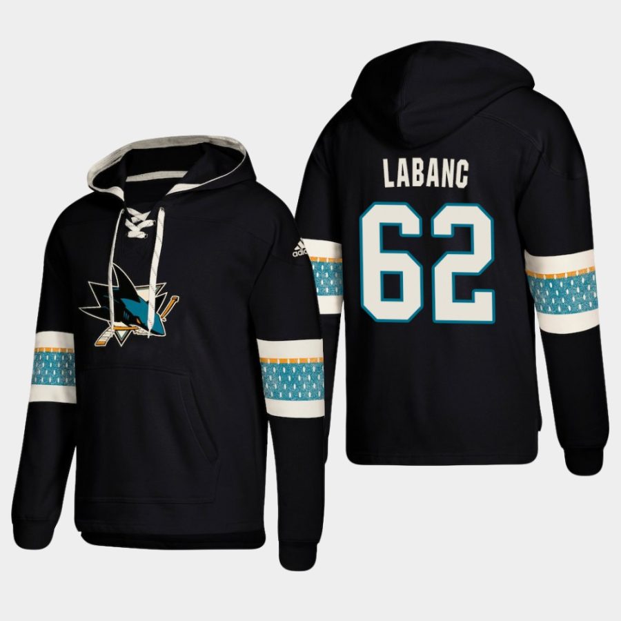 mens sharks kevin labanc black 2018 pullover adidas lace up