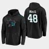 mens tomas hertl sharks black 2019 20 alternate logo rinkside pullover hoodie