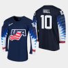 mens usa team curtis hall 2020 iihf world junior championship black player jersey