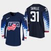 mens usa team isaiah saville 2020 iihf world junior championship black player jersey