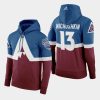 mens valeri nichushkin avalanche burgundy 2020 stadium series hoodie