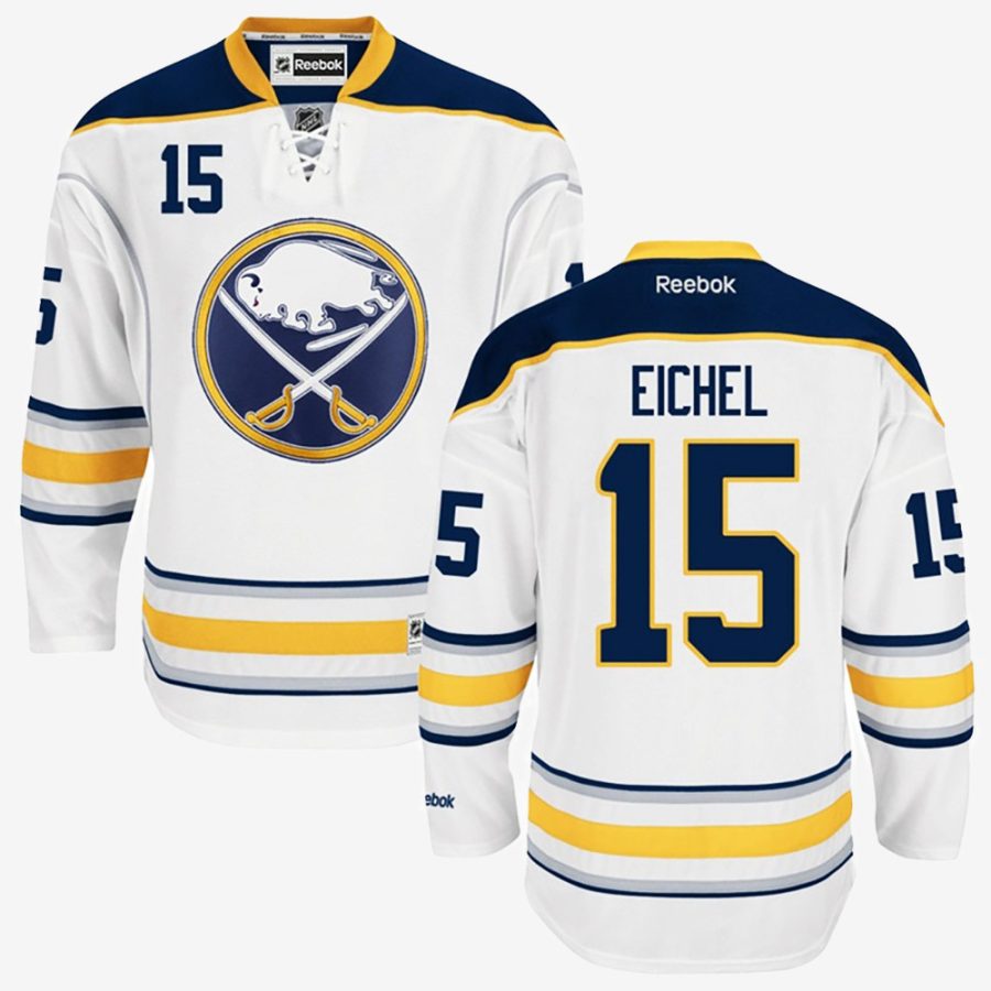 mens white sabres jack eichel 15premier away jersey