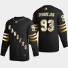 mika zibanejad rangers black golden edition limited authentic jersey