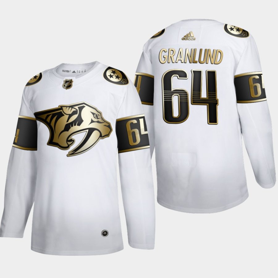 mikael granlund predators white nhl golden edition authentic jersey