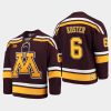 mike koster minnesota golden gophers maroon 2021 b1g tournament championship replica jersey